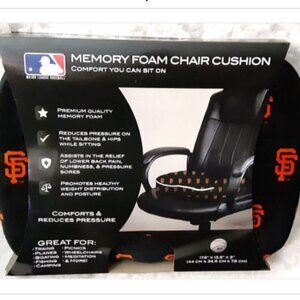 MLB San Francisco GIANTS Chair Cushion Memory Foam Seat Pad Stadium Arena NEW